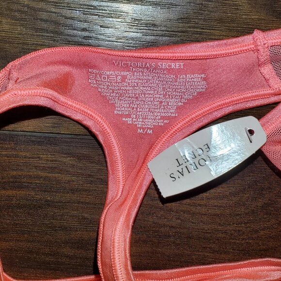 Victoria's Secrets Thong Panties. New with Tags Size Medium. - Picture 3 of 3